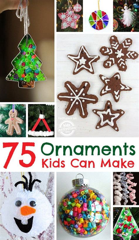 Homemade Christmas Ornaments Kids Can Make Kids Christmas Ornaments