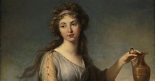 Portrait of Anna Pitt as Hebe - Elisabeth-Louise Vigee Le Brun ...