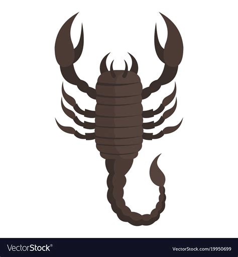 Scorpion Icon Cartoon Style Royalty Free Vector Image