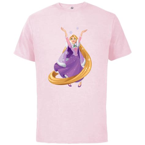 disney tangled princess rapunzel holiday short sleeve cotton t shirt for adults customized