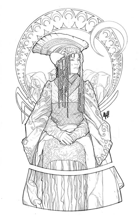 Queen Amidala Coloring Pages