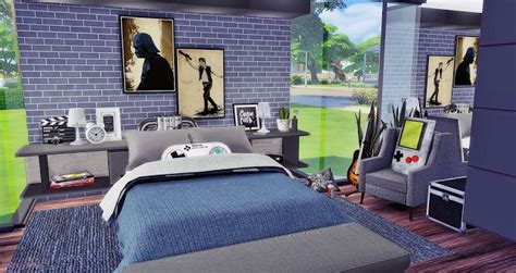 Hey Boy Bedroom At Mony Sims Via Sims 4 Updates Check More At