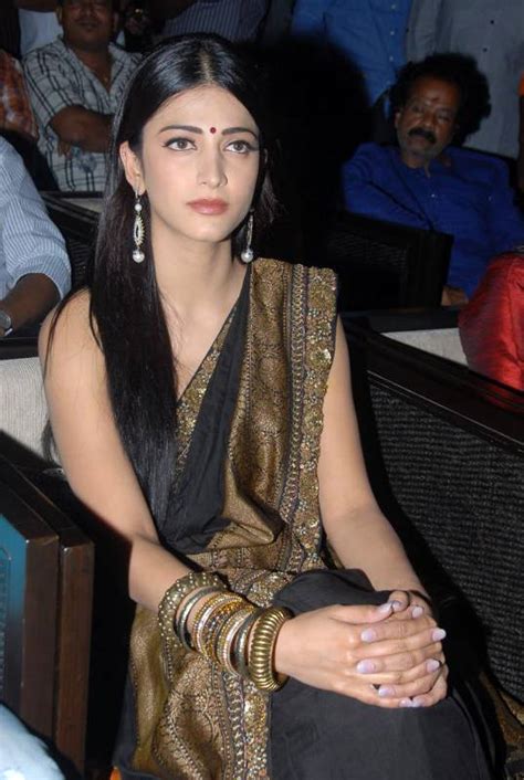 Shruti Hassan Indian Traditional Bollywood Saree Designer Saree Party