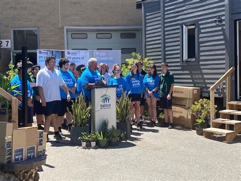 Notre Dame Celebrates Tiny Home Build In Partnership With Habitat For