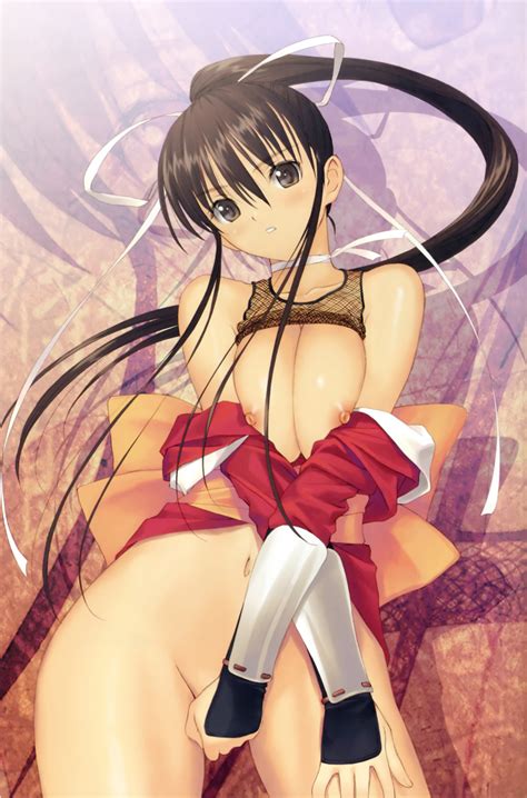 tony taka ran mitama ~shinobi~ mitama ~shinobi~ absurdres highres 1girl bare shoulders