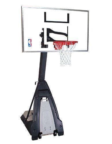 Spalding Nba The Beast Portable Basketball System 60 Glass