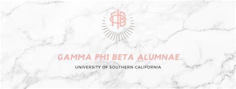 Usc Gamma Phi Beta Alumnae