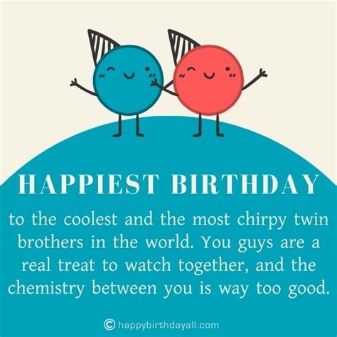 Cute Happy Birthday Wishes For Twins Brothers And Sisters Cute Happy