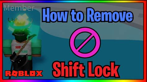 Enable the caps lock key, and instead of pressing it again to disable it, press the shift key. How to Remove the Shift Lock Icon! ( Roblox ) - YouTube