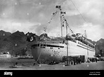 Das KdF-Schiff "Robert Ley" auf Teneriffa, 1939 Stockfotografie - Alamy