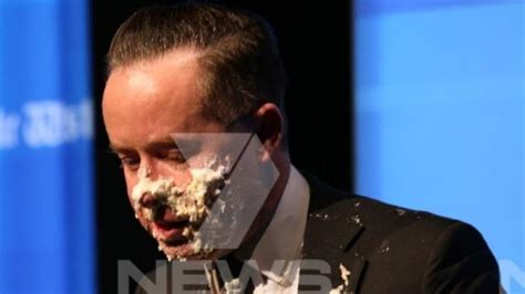 Alan Joyce Qantas Ceo Cops A Cream Pie To The Face