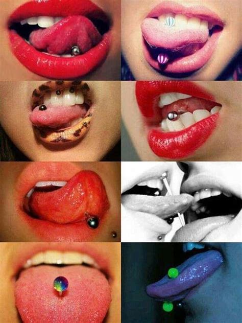All Kinds Of Tongue Piercings