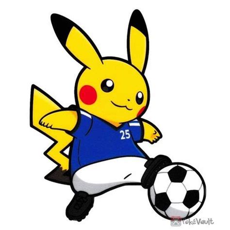 Pokemon Center 2020 Pikachu Soccer Pokemon Sports Large Sticker