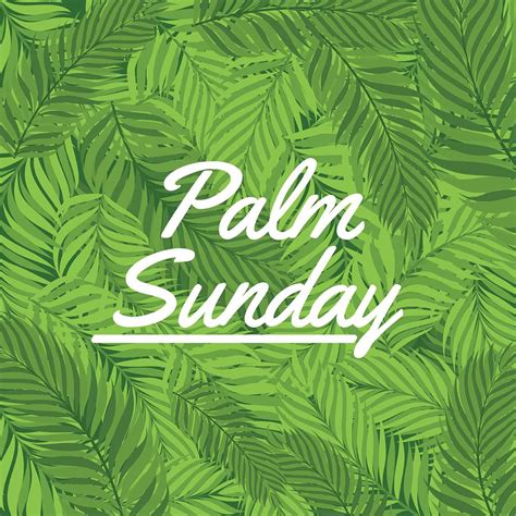 Palm Sunday Background 193829 Vector Art At Vecteezy