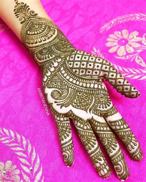 New Simple Mehndi Designs For Left And Right Hands 2019