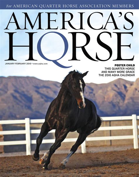 January February 2016 Americas Horse Magazine Aqha