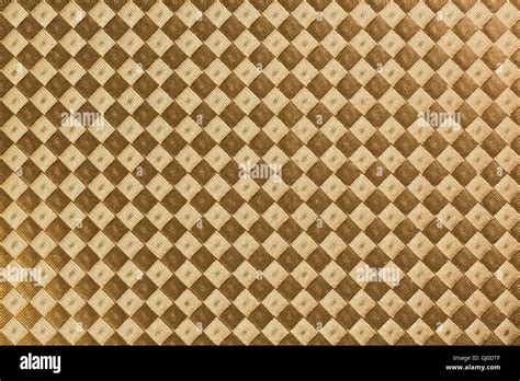 Golden Paper Textured With Embossed Rombs Stock Photo Alamy