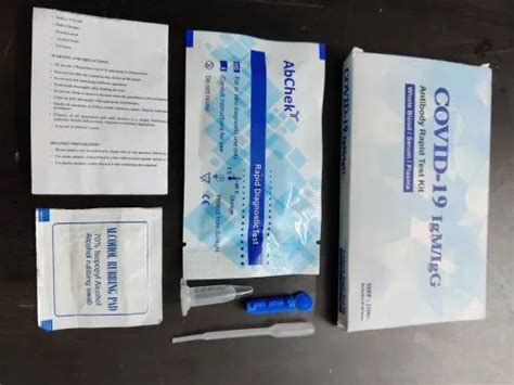 Covid 19 Igg Igm Rapid Test Kit At Rs 35piece Rapid Antibody Test