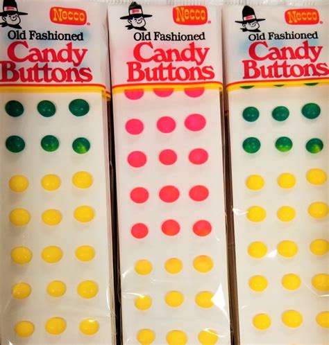 Candy Buttons Strips
