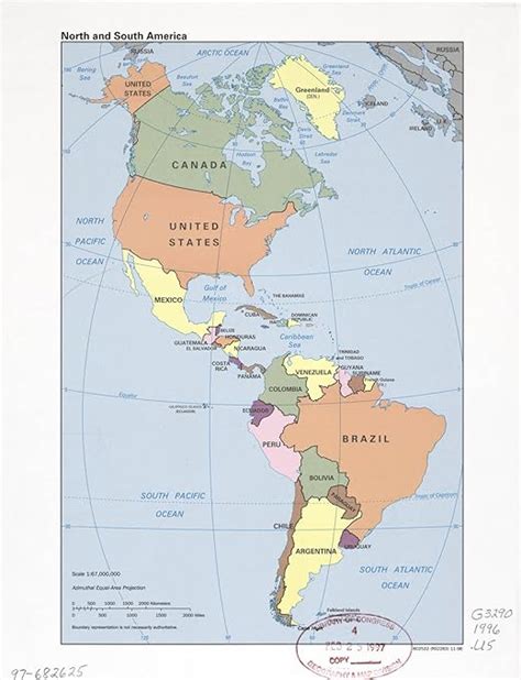 South American Continent Map