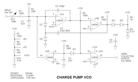 Charge Pump Voltage Controlled Oscillator Circuit