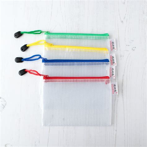Mesh Zipper Project Bag Small Small Bags Mesh Plastic Mesh