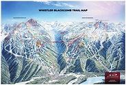 Whistler Blackcomb Piste Map / Trail Map