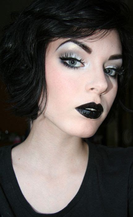 Black Black Lips Goth Gothic Lipstick Black Glossy Lips Black Lipstick Beautiful Makeup