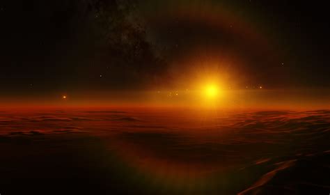 Sunset On A Alien World Spaceengine