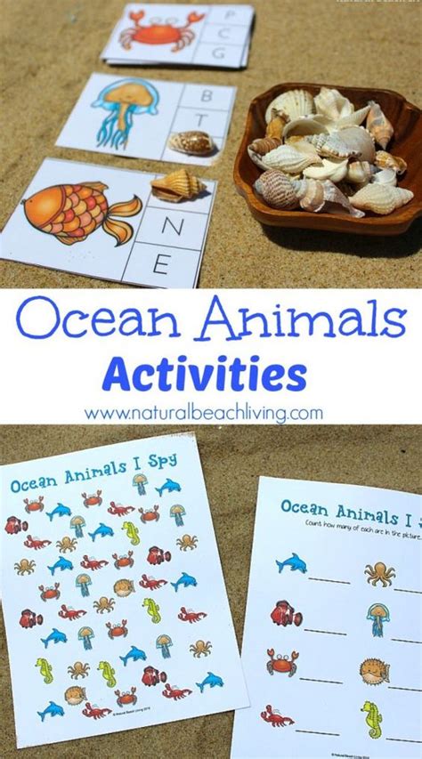 Free farm animals activities for preschoolers! The Best Ocean Animals Preschool Fun | Preschool ...