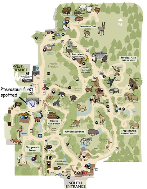 Zoo Map This Is The Woodland Park Zoos Map Flickr