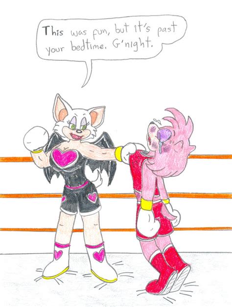 Boxing Amy Vs Rouge By Jose Ramiro On Deviantart