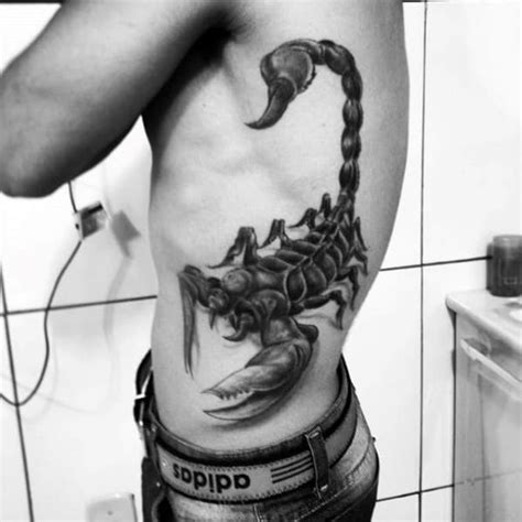 40 3d Scorpion Tattoo Designs For Men Stinger Ink Ideas