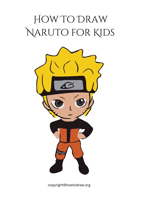 How To Draw Naruto Step By Step For Kids And Beginners