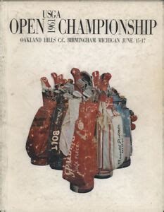 Open golf sites as announced by the usga. 1961 U.S. OPEN Golf Championship Program | eBay