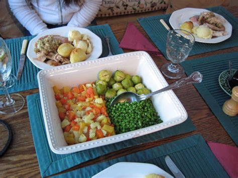 Make quick vegetable sides like salads and sautéed green beans just before serving. The Veg | The Vegetables, christmas dinner. | By: Cliph | Flickr - Photo Sharing!