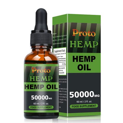 Buy Protohemp Hemp Oil Drops 50000mg Co2 Extracted 60ml