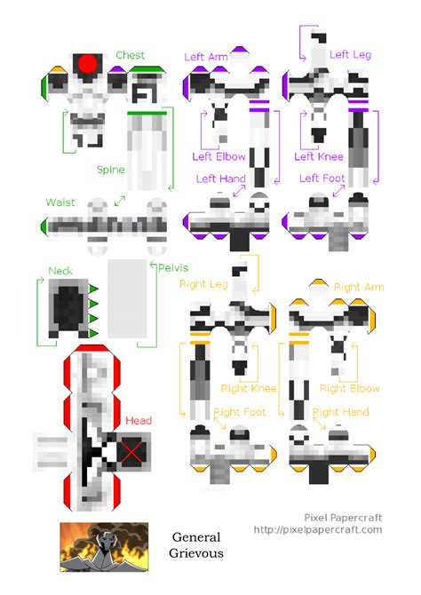 Pixel Papercraft Clone Trooper