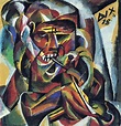 Warrior with a Pipe - Otto Dix - WikiArt.org - encyclopedia of visual arts