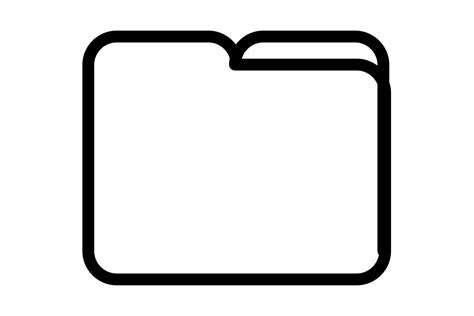 Folder Icon Template Design Vector Graphic By Zae · Creative Fabrica