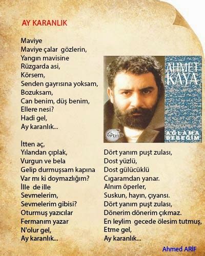 Hem şiirleri, hem kendi ağzından sözleri hem de bir kaç kendimizce cümleyle. Bestelenmiş Ahmed Arif Şiirleri ve Anadolu'nun Dinmez ...