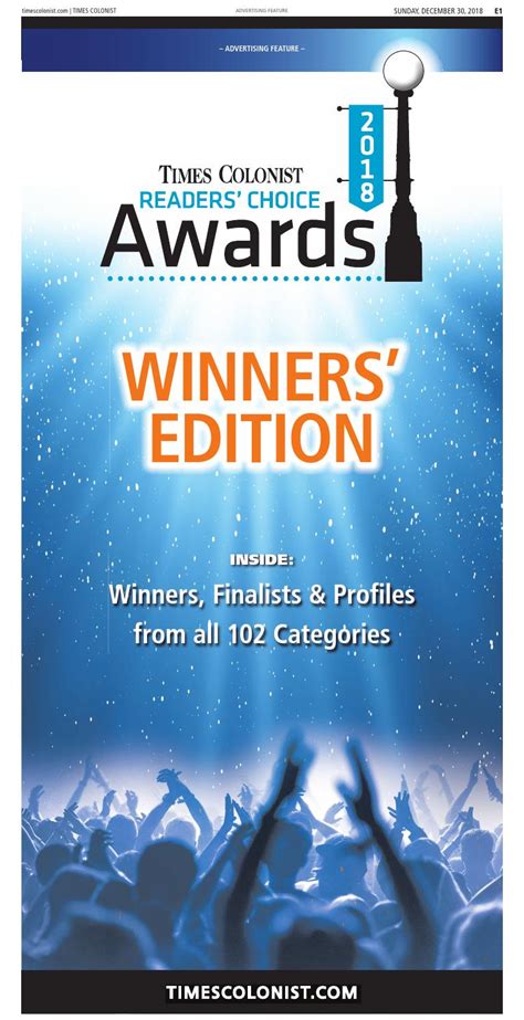 Reader's Choice Awards by Times Colonist - Issuu