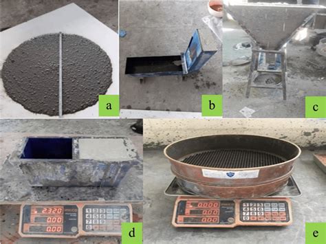 Tests Of Fresh Properties A Slump Flow B L Box Test C V Funnel Test