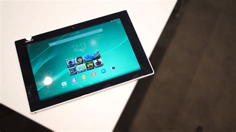 Sony Xperia Z2 Tablet First Look And Hands On Mwc 2014 Youtube