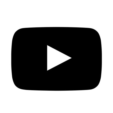 Black Youtube Logo Isolated On Transparent Background Png Similar Png