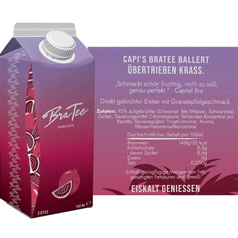 Capital bra (makarov komplex) bringt ab februar ein eigenes. Bratee von Capital Bra Eistee Granatapfel 750ml ...