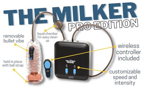 Lovebotz Milker Pro Edition Male Masturbator Toy With Triple Sensations Stroking