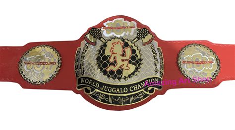 Jcw World Juggalo Wrestling Heavyweight Championship Belt Etsy