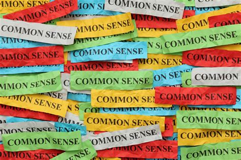 Use Your Common Sense Day (4th November) | Days Of The Year