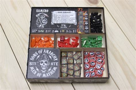 Organizer For Sons Of Anarchy Men Of Mayhem All Expansions Gamefit